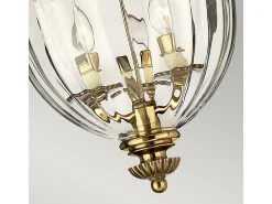 Elstead Cambridge 3 ljus infälld taklampa polerad mässing, E14