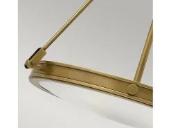 Lámpara Suspendida^Elstead Collier 4 ljus takhänge mässing, E14 Camel