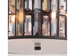 Plafón^Elstead Gemma 3 ljus infälld taklampa Vintage brons, E27 Bronce
