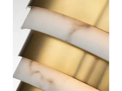 Elstead Hinkley Echelon Integrerad LED-spolvägglampa Heritage Mässing, 3000K