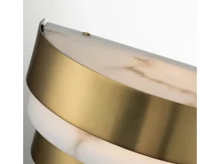 Elstead Hinkley Echelon Integrerad LED-spolvägglampa Heritage Mässing, 3000K