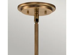 Elstead Hinkley Somerset Globe Pendel Taklampa Heritage Brass