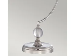 Hot Elstead Jenkins 1 ljus bordslampa polerad nickel, E27 Gris