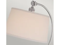 Hot Elstead Jenkins 1 ljus bordslampa polerad nickel, E27 Gris