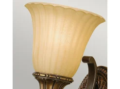 Elstead Kelham Hall 1 ljus inomhusvägglampa guld, brons, E27 Bronce