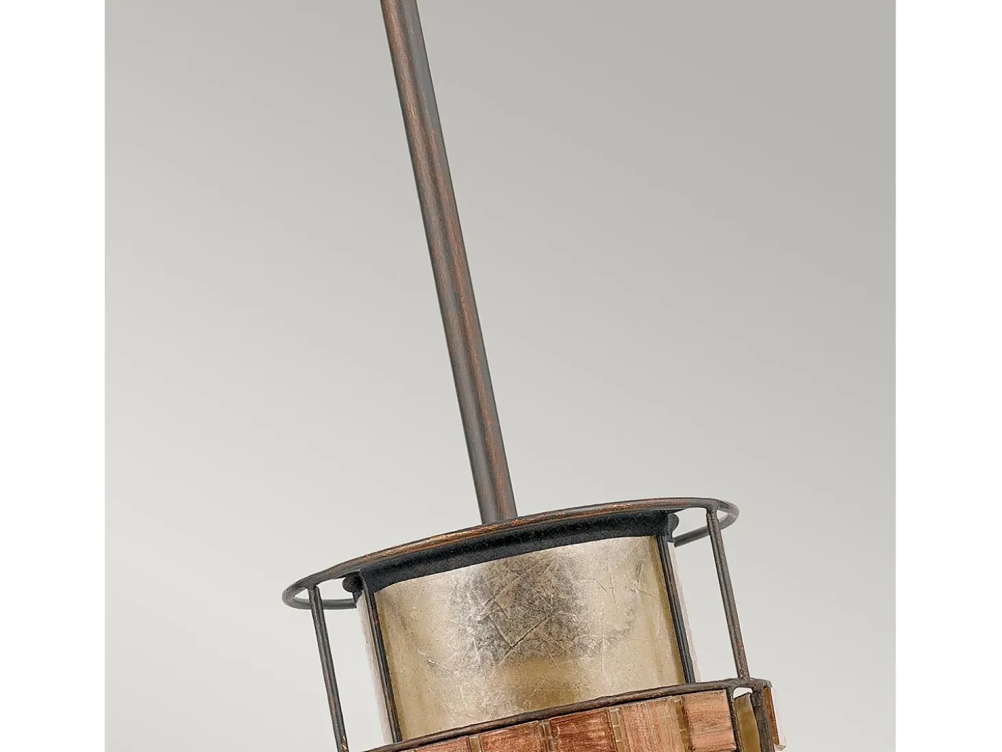 Elstead Laguna 1 Light Ceiling Mini Pendel Renaissance Copper, E27