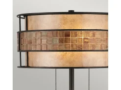 Lámpara De Mesa^Elstead Laguna 2 Ljus Bordslampa Renaissance Copper, E27 Cobrizo