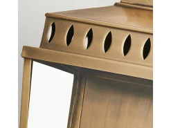 Clearance Elstead Mansion House 2 Ljus Stor Utomhusvägglykta Mässing IP44, E27 Camel