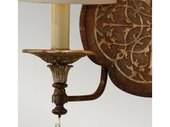 Outlet Elstead Marcella 2 ljus inomhusljus vägglampa brittisk brons, E14 Bronce