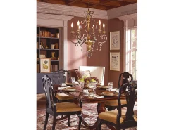 Sale Elstead Marquette 6 ljus ljuskrona antik bronsfinish, E14 Bronce