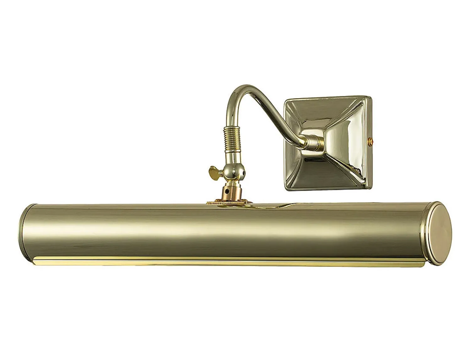 Best Elstead Picture Light 2 Ljus Storbild Vägglampa Polerad Mässing, E14 Camel