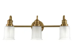 Aplique Para Pared^Elstead Quoizel Swell Vägglampa Borstad mässing, IP44 Camel