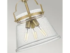 New Elstead Quoizel Wimberley Dome hängande tak ljus vittrad mässing Camel