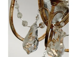 Aplique Para Pared^Elstead Valentina 3 ljus inomhusljus väggljus brons, E14 Bronce
