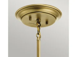 Discount Elstead Waverly 1 Ljus Mini Pendel, Naturmässing, E27 Camel