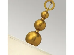 Elstead Zelda 3 ljus takhänge Vintage mässing, E27
