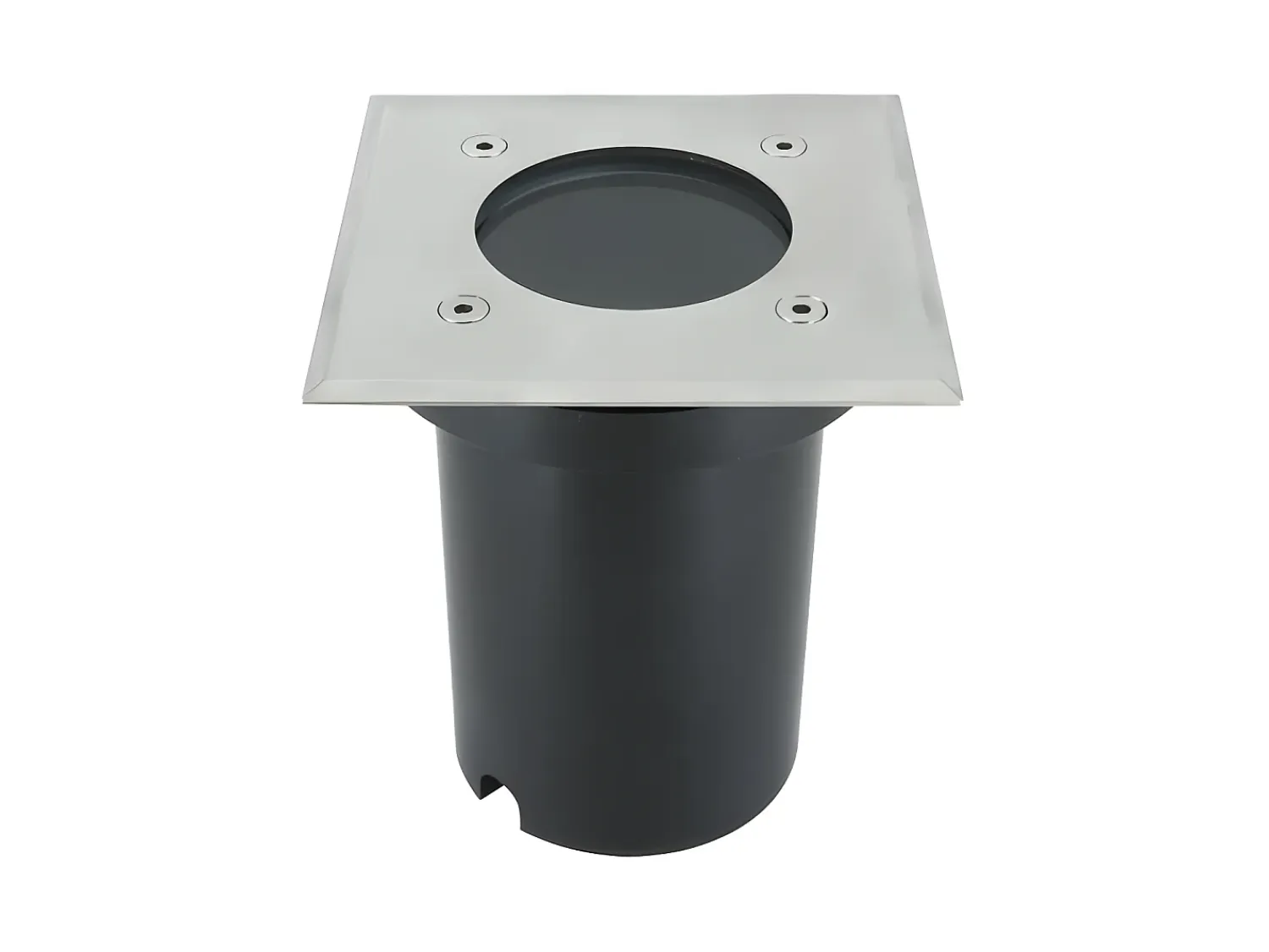 AKUNADECOR Empotrable Color Niquel Exterior Encastrar 1 Luz Plateado