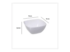 Online 5five Ensaladera de cerámica blanca de 25 cm. Blanco