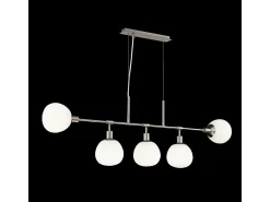 Clearance Maytoni Erich Lámpara Colgante de Techo Níquel, 5 Luces, E14 Gris