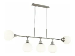 Clearance Maytoni Erich Lámpara Colgante de Techo Níquel, 5 Luces, E14 Gris