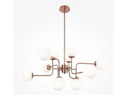 Discount Maytoni Erich Lámpara de Techo Globe Latón, 12 Luces, E14 Camel