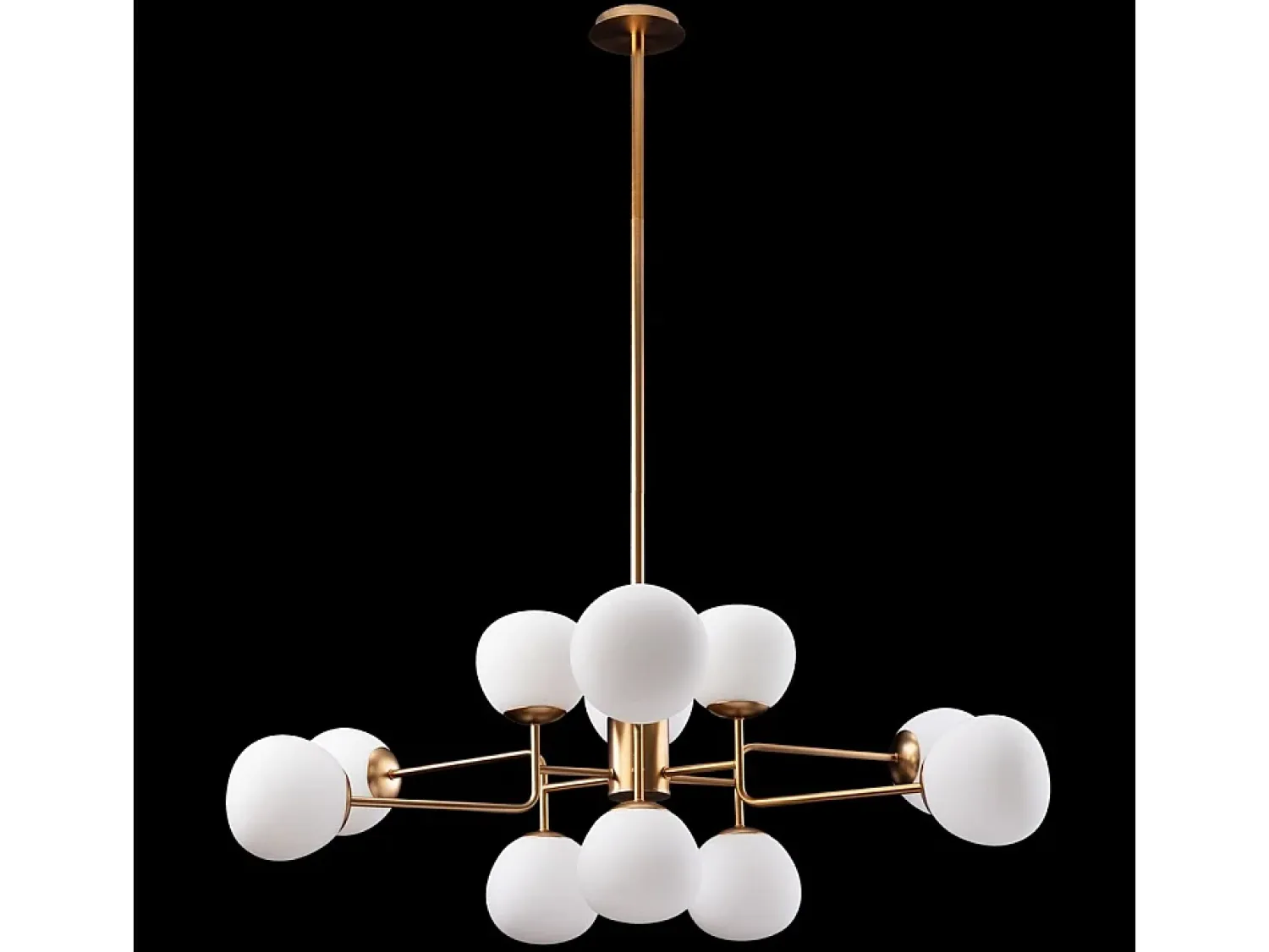 Discount Maytoni Erich Lámpara de Techo Globe Latón, 12 Luces, E14 Camel