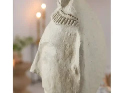 Online Made In Meubles Escultura de busto de mujer en papel maché Ambroise - Obra de arte contemporánea e intemporal Blanco