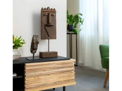 Escultura de madera y metal Léonie de Made in Meubles - Gris