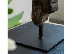 Escultura de madera y metal Léonie de Made in Meubles - Gris