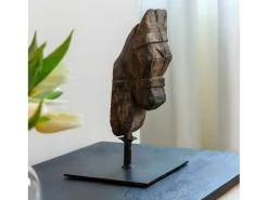 Escultura de madera y metal Léonie de Made in Meubles - Gris