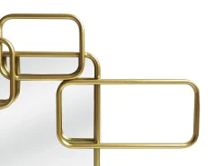 OZAIA Espejo De Pared|Espejo^Espejo art déco asimétrico, L. 85 x H. 45 cm, , OMAYA Dorado