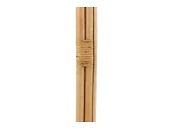 Hot Les Tendances Espejo Caella de ratán natural con escalera L 180 cm Beige