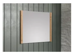Les Tendances Espejo De Pared|Espejo^Espejo con cantos de madera MDF claro Maria Color natural claro