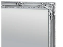 Espejo con marco ELVIRE - madera - 80 x 190 cm - Plateado