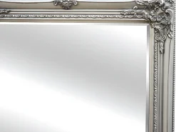 Espejo con marco ELVIRE - madera - 60 x 140 cm - Plateado