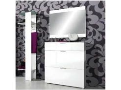 MSO Espejo De Pared|Espejo^Espejo con marco lacado Gali Blanco