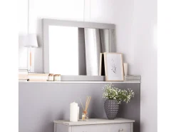 Outlet Espejo de pared de Madera 90 x 60- Braul Gris
