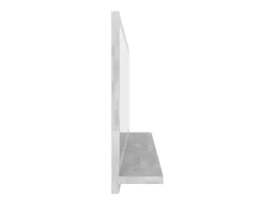 Helloshop26 Espejo^Espejo de baño 90 x 10,5 x 37 cm aglomerado 02_0006946 Gris