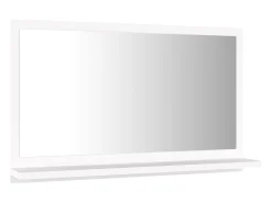Espejo de baño 60 x 10,5 x 37 cm aglomerado blanco 02_0006905