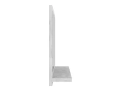 Best Helloshop26 Espejo de baño 40 x 10,5 x 37 cm aglomerado 02_0006942 Gris