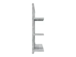 Espejo de baño 60 x 10,5 x 45 cm madera de ingeniería gris 02_0006901