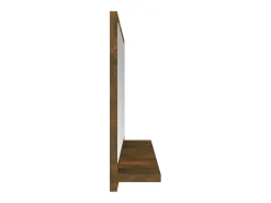 Espejo de baño 40 x 10,5 x 37 cm madera de ingeniería roble ahumado 02_0006893