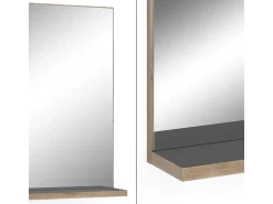 Online Vicco Espejo de baño antracita 60x14.6x80 niko Gris antracita