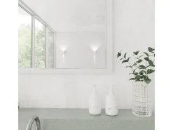 Clearance Vicco Espejo de baño 45x2x60 emma Blanco