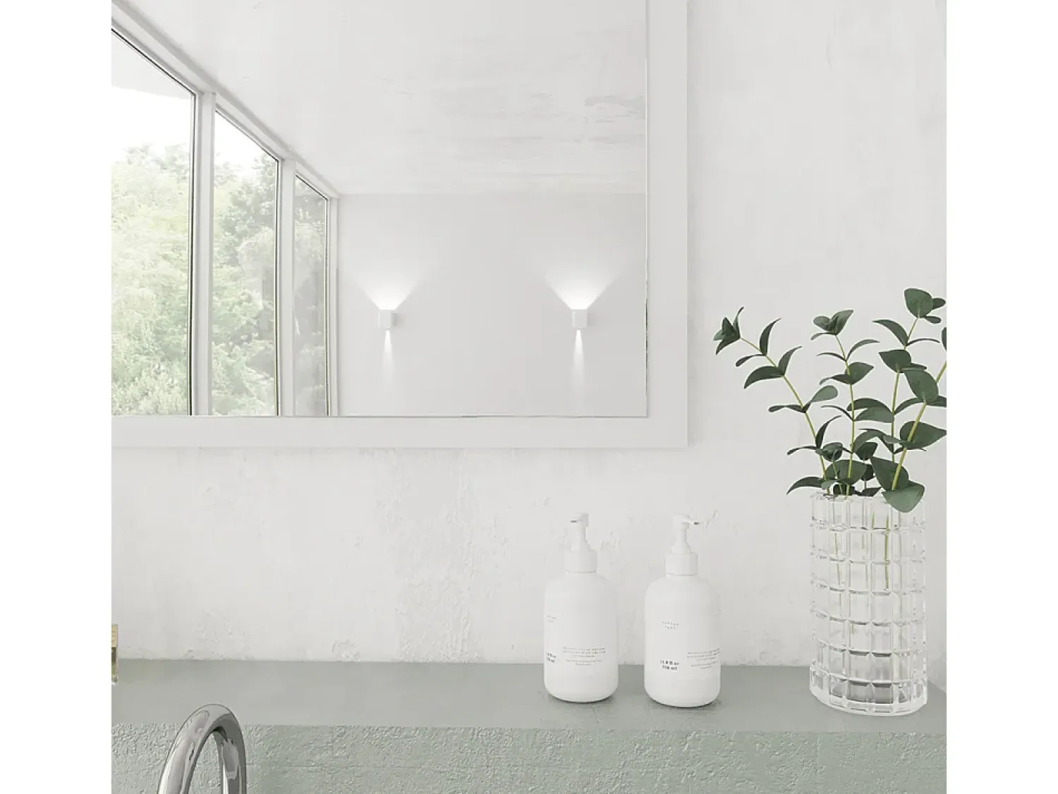 Clearance Vicco Espejo de baño 45x2x60 emma Blanco