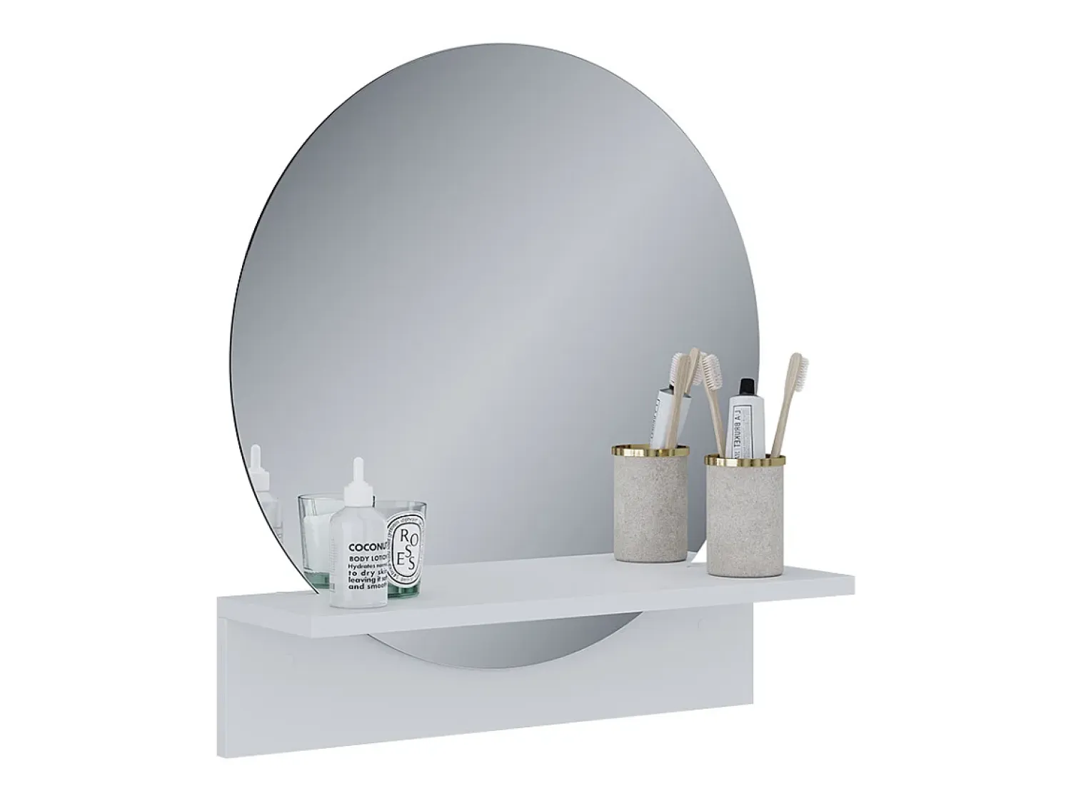 Vicco Espejo^Espejo de baño 50x15x54.5 elyra Blanco