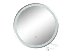Vicco Espejo de baño 70x4x70 lumos Blanco