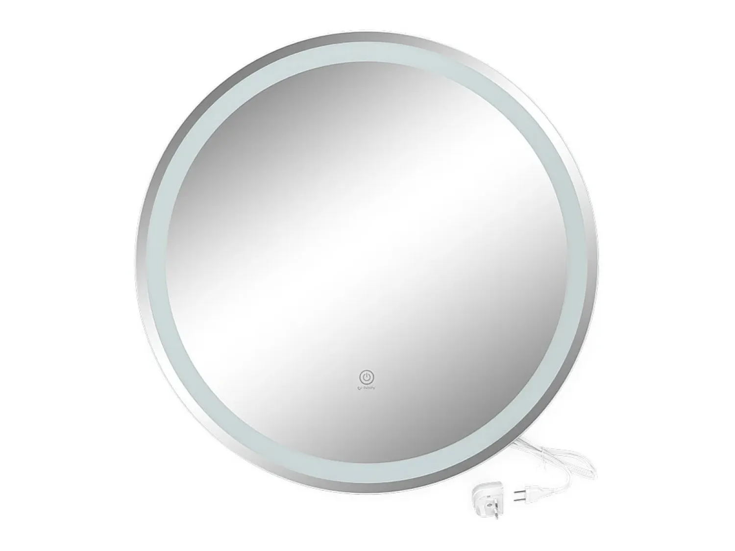 Vicco Espejo de baño 70x4x70 lumos Blanco