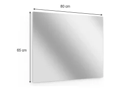 Vicco Espejo^Espejo de baño 2x80x65 viola Blanco