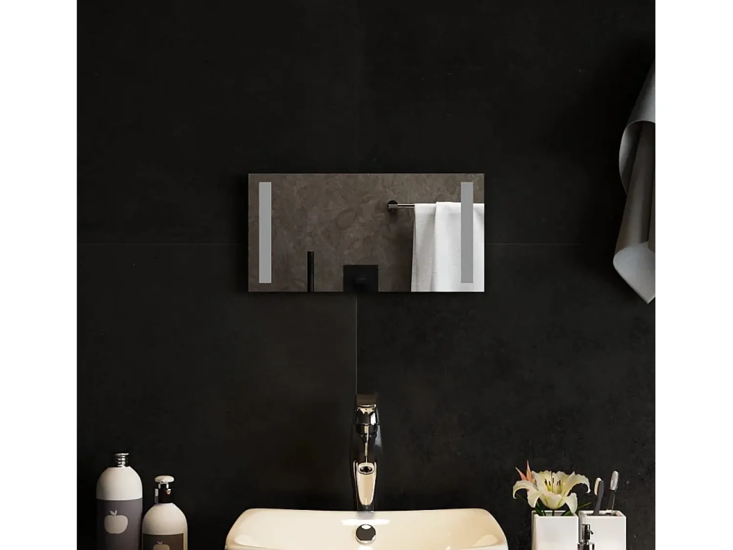 Best Espejo de baño con LED 40x20 cm ES842681 Transparente
